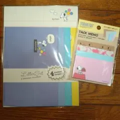 【新品未使用】SNOOPY　レターセット＆付箋