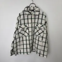 R00865 ザラ 長袖シャツ チェック アメカジ 90s