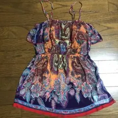 お値下げ★スピックアンドスパン ペイズリーキャミ