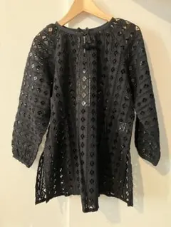 ＊新品＊CIAOPANIC TYPY indiaレース長袖ブラウス　黒