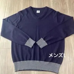 パープル ニット