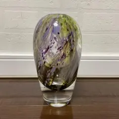 ノグチミエコ　Cosmic fruit 洋梨 L　glass art ノグチミエコ Cosmic fruit 洋梨 L glass art