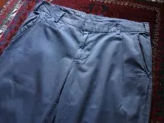 SAVE Khaki チノパン セイブカーキ 34 ネイビー ブルー L