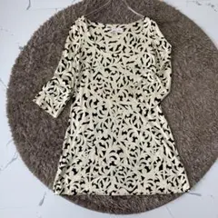 DIANEVON FURSTENBERG✨シルク100総柄　チュニックワンピース