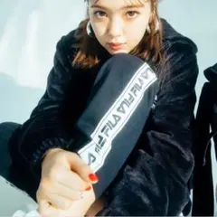 FILA / ラインパンツ黒 Lサイズ