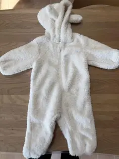 白耳つきカバーオール　赤ちゃん　80cm