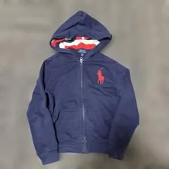 Polo Ralph Lauren キッズ パーカー ネイビー ビッグポニー