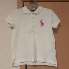 ラルフローレン ホワイト ポロシャツ　110cm