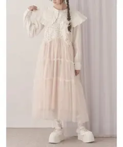 merry jenny petit flower キャミワンピース ホワイト