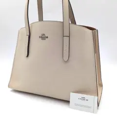 COACH Charlie Carryall Tote Bag White