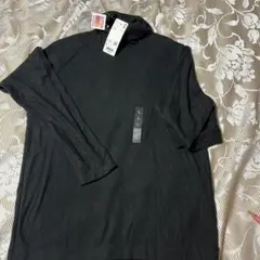 新品未使用 UNIQLO HEATTECH タートルネック 地厚 黒 Ｌ
