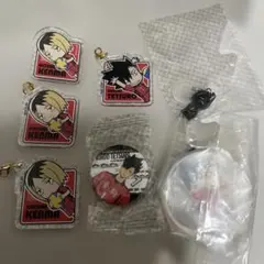 ハイキュー!! アクリルチャーム　缶バッジ ミニフィギュア セット
