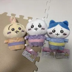 ちいかわ 浴衣ぬいぐるみ3種 ハチワレ うさぎ - メルカリ