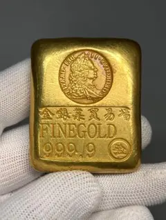 大特価品 松本徽章工業 純金 金属工芸品 6.33g 純金/純銅 プレート 2枚