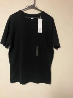 『新品未使用タグ付き』　ユニクロ　クルーネックTシャツ　L…ブラック