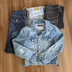 INGNI ライトブルーデニムジャケット　デニムまとめ売り
