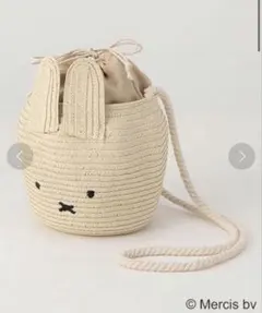 ミッフィー　petit main かごポシェット　ショルダー　巾着　2個セットのサムネイル