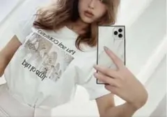 Darich ダーリッチ　ロマンティックTシャツ　フリーサイズ　M 白のサムネイル