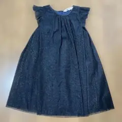 H&M フリル袖 ノースリーブ ワンピース　122cm