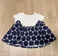 sense of wonder 透かしドットカットソー 80cm