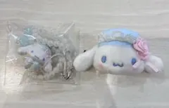 サンリオ ホワイトフリルデザインシリーズ ヘアクリップ ストラップ シナモン