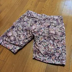 ユナイテッドアローズ　ハーフパンツ　総柄　パープル　Mのサムネイル