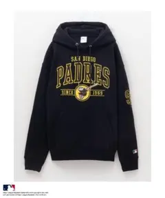 限定品　メジャー刺繍スウェットパーカー　パドレス　タグ付　希少レア　XL　裏起毛