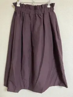 フレアスカート パープル サイズF