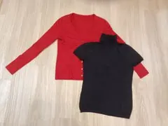 カーディガン&ハイゲージニット　icb