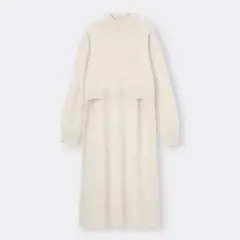 GU マルチウェイワンピース ベージュ XLサイズ