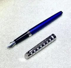 極細字XF、PARKER パーカー 万年筆 ソネット ブルーマーブル フランス製 極細字XF、PARKER パーカー 万年筆 ソネット ブルーマーブル フランス