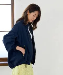 ANAYI タフタギャザーブルゾン