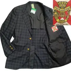 80s✨VAN JACKET 紺ブレ タータンチェック テーラードジャケット
