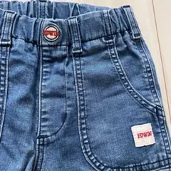 EDWIN キッズ デニム ジョガーパンツ 120cm ブルーのサムネイル