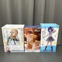 ［未開封］美少女フィギュア　椎名真昼、ライザ、八奈見杏菜