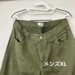 美品　improves メンズXL オリーブグリーン　ジーンズ　チノパン　古着のサムネイル
