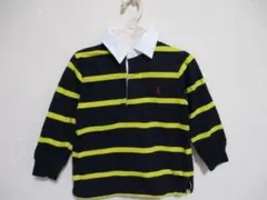 Ralph Lauren ラルフローレン 長袖ポロシャツ ボーダー 2T