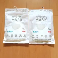 UNIQLO AIRism マスク こども Sサイズ ホワイト 2点のサムネイル
