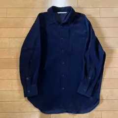 GRANDMA MAMA DAUGHTER コーデュロイシャツ ネイビー