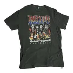 ZOO YORK グラフィックTシャツ ダークグレー That’s life