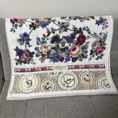 花柄綿100%大判バスタオル