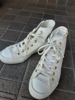 24cm☘️コンバース☘️オールスター ハイカットスニーカー　ホワイト