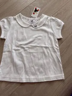 parentsdream 丸襟 Tシャツ 90cm ホワイトのサムネイル