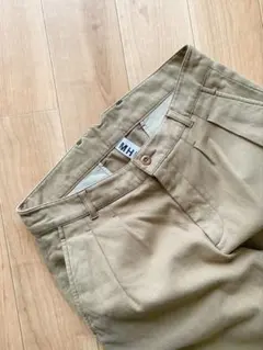 MHL　ワークパンツ／ベージュ　3