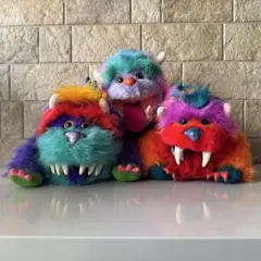 ヴィンテージ　アメトイ　マイペットモンスター　ぬいぐるみ　3点セットのサムネイル