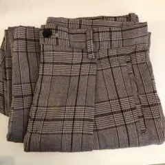 モノマート　茶系 グレンチェック　 カジュアルパンツのサムネイル