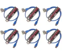 【新品】Dracaena 6パック PCIE ライザーアダプターカード