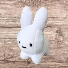 ​【タグ付き】ブルーナアニマル ぬいぐるみマスコット うさぎ ホワイトのサムネイル