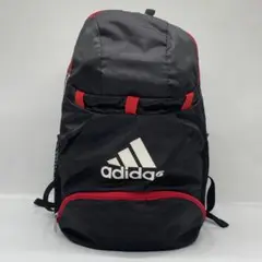 BN6109●adidas リュック ボールバッグ 黒×赤 サッカー フットサル