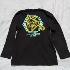 ポケモン　長袖Tシャツ　120cm 黒レックウザ 　ロンT グラフィックプリント